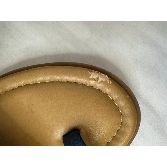 Luxky Brand sandals toe ring blue flat slip on sandals women’s size 10 - Picture 4 of 6